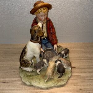 Gorham Four Seasons, Fall, Pride of Parenthood, ceramic figurine